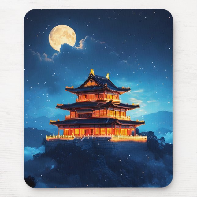 The Sky Palace at Midnight Mouse Mat (Front)