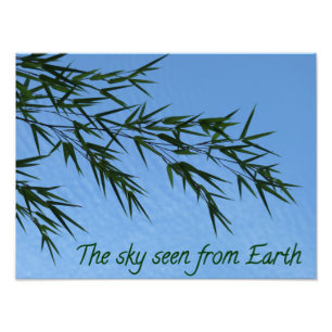 the sky seen from Earth Photo Print