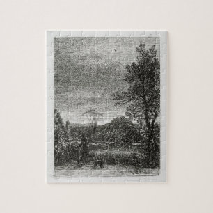 The Skylark (etching) Jigsaw Puzzle