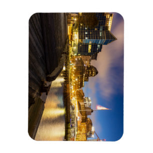 The skyline of Halifax in Canada Magnet