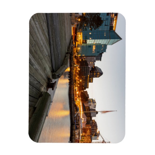 The Skyline of Halifax in Canada Magnet (Vertical)