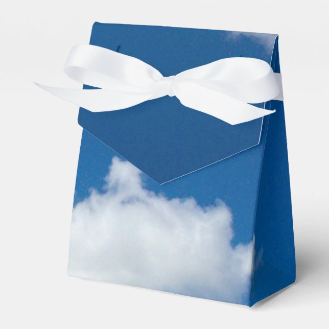 The Sky's the Limit(Blue Sky) Favour Box (Front Side)