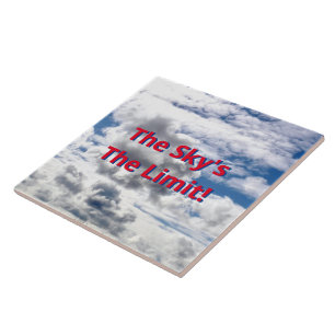 "THE SKY'S THE LIMIT!" CLOUDS AND SKY CERAMIC TILE