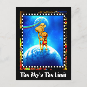 The Sky's The Limit Postcard