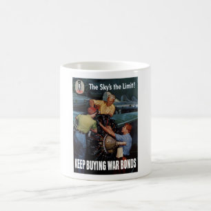 The Sky's The Limit -- WW2 Poster Coffee Mug