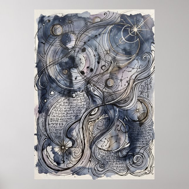 The Slate River of Hidden Faces Wall Art (Front)