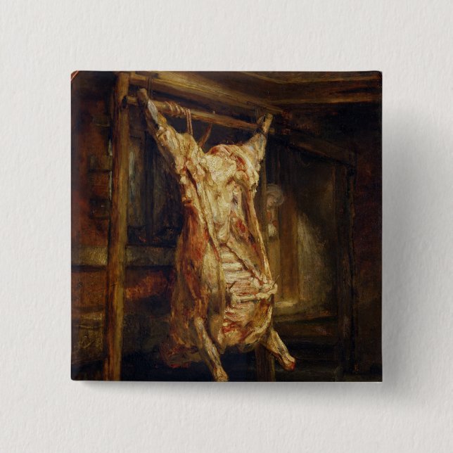 The Slaughtered Ox, 1655 15 Cm Square Badge (Front)