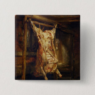 The Slaughtered Ox, 1655 15 Cm Square Badge