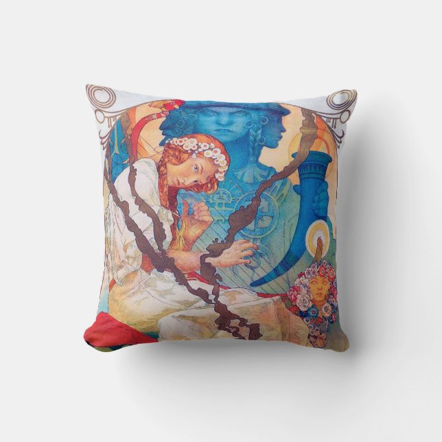 The Slav Epic, Alphonse Mucha Cushion (Front)
