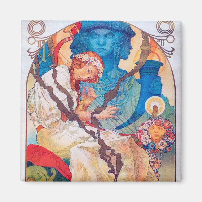 The Slav Epic, Alphonse Mucha Magnet (Front)