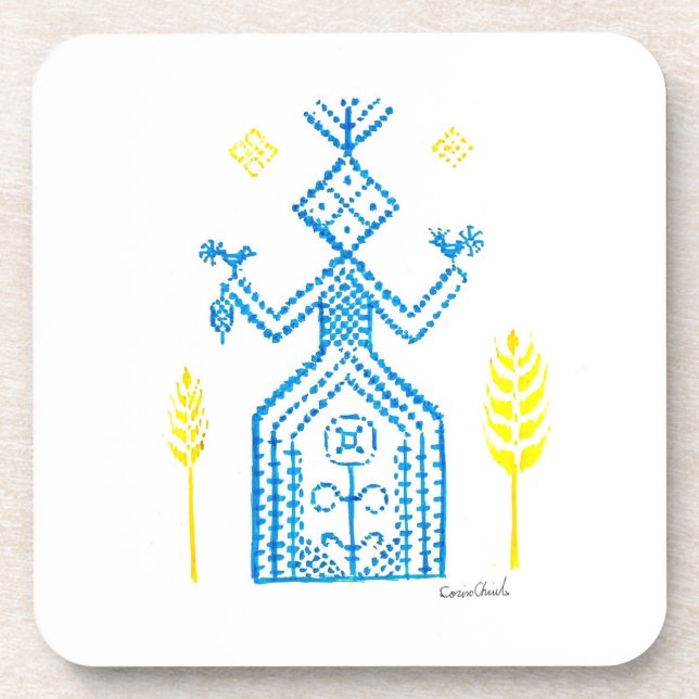 The slavic goddess Mokosh Coaster (Front)