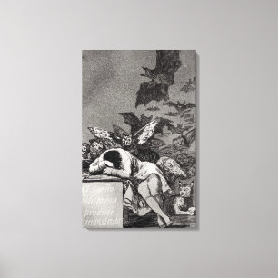 The Sleep of Reason Produces Monsters Canvas Print
