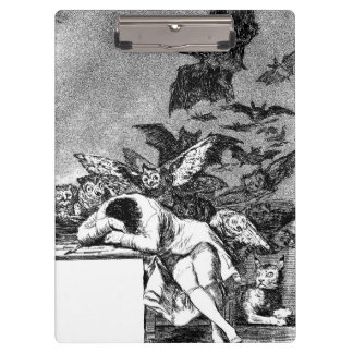 The Sleep Of Reason Produces Monsters, Goya Clipboard