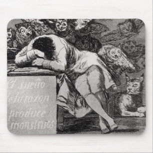 The Sleep of Reason Produces Monsters Mouse Mat