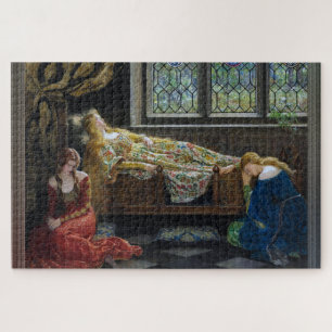 The Sleeping Beauty by John Collier Jigsaw Puzzle