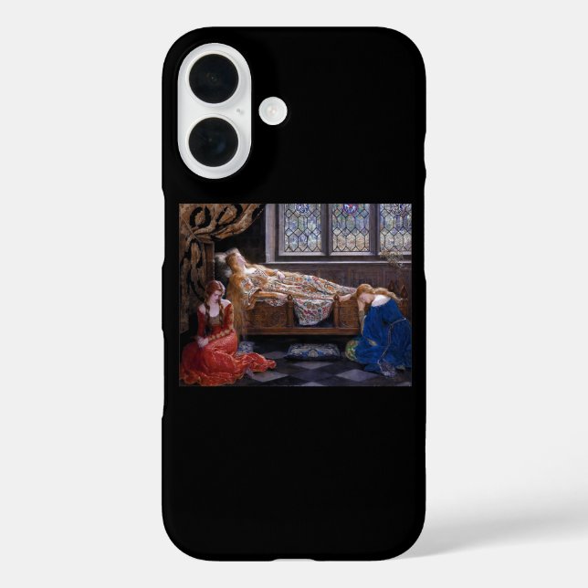 The Sleeping Beauty, c. 1921 by John Collier Case-Mate iPhone Case (Back)