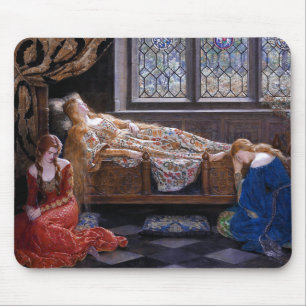The Sleeping Beauty, c. 1921 by John Collier Mouse Mat