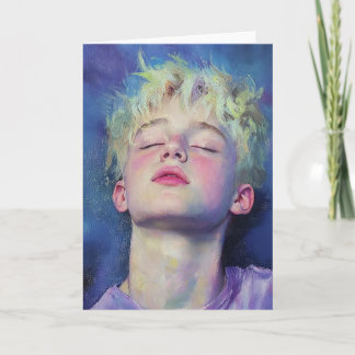 The Sleeping Boy Gay Greetings Card