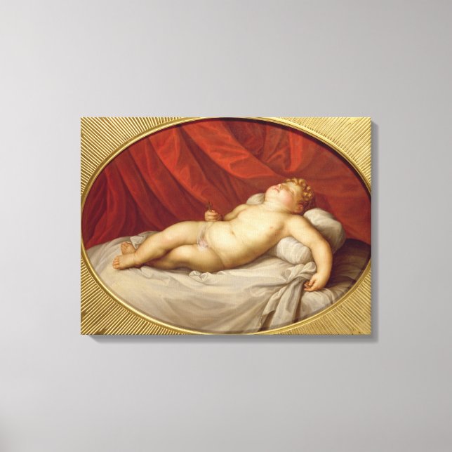 The sleeping Cupid Canvas Print (Front)