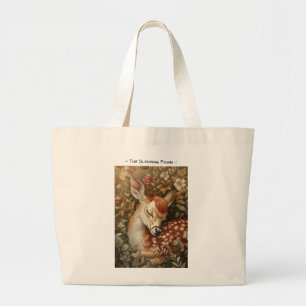 The Sleeping Fawn Tote Bag