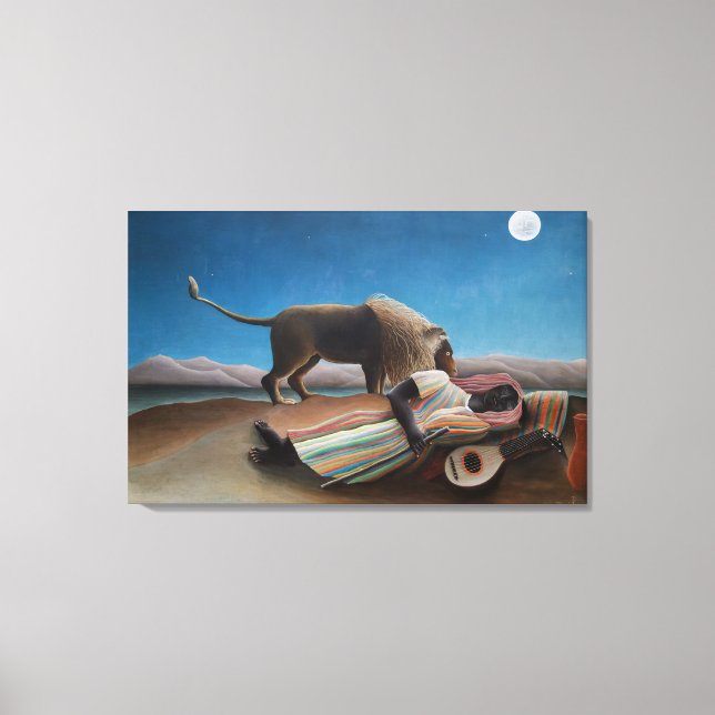 The Sleeping Gypsy | Henri Rousseau | Canvas Print (Front)