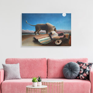 The Sleeping Gypsy Henri Rousseau Canvas Print