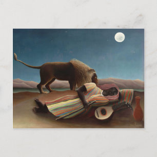 The Sleeping Gypsy, Henri Rousseau Postcard