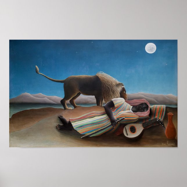 The Sleeping Gypsy | Henri Rousseau | Poster (Front)