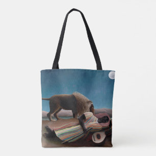 The Sleeping Gypsy, Henri Rousseau Tote Bag