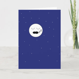 The Sleeping Moon Blank Card
