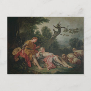 The Sleeping Shepherdess Postcard