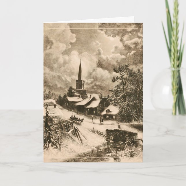 The Sleigh Ride  Card (Front)