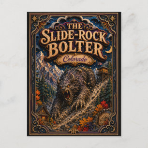The Slide-Rock Bolter Colorado Popcut Legends Postcard