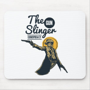 the slinger gun conspiracy mouse mat