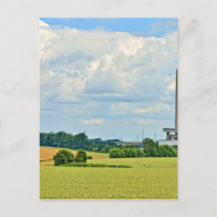 The sloping lock in Ronquieres, Belgium Postcard