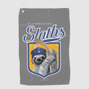 The Slumbering Sloths (Hockey Team) Golf Towel