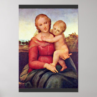 The Small Cowper Madonna By Raffael Poster