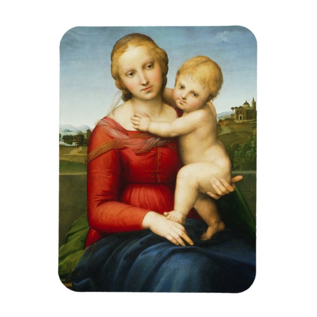 The Small Cowper Madonna, c.1505 (oil on panel) Magnet (Vertical)