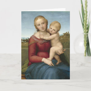 The Small Cowper Madonna   Raphael Card