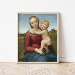 The Small Cowper Madonna Raphael Poster
