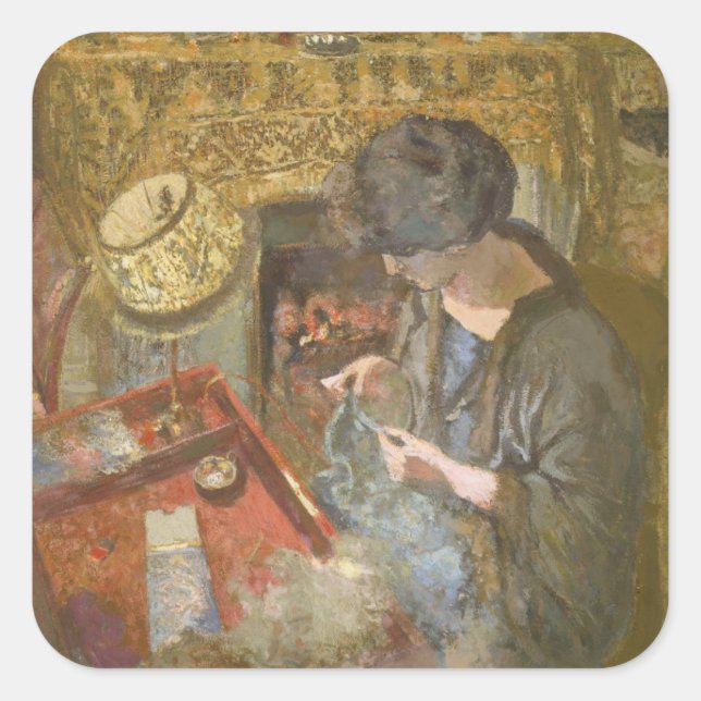 The Small Drawing Room Square Sticker (Front)