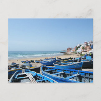 The small port of Taghazout Postcard