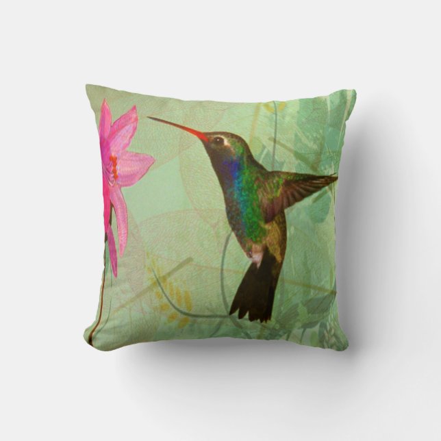 The Smallest Bird in the World Cushion (Front)