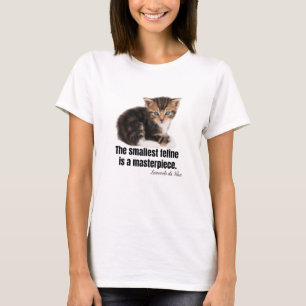 The smallest feline is a masterpiece. T-Shirt