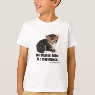 The smallest feline is a masterpiece. T-Shirt