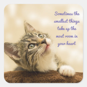 The Smallest Things Square Sticker