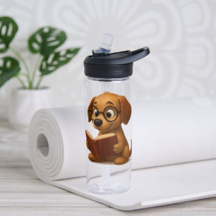  The Smart Dog from the Future  Water Bottle