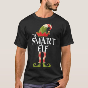 the smart elf family elf matching christmas T-Shirt