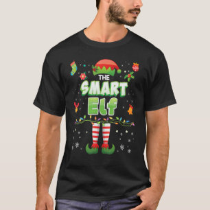 The Smart Elf Matching Family Merry Christmas Sant T-Shirt