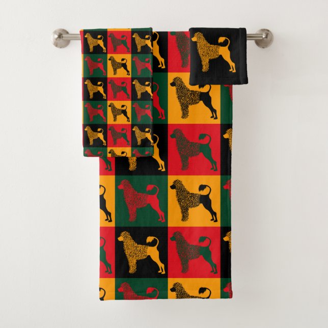 The smart Portuguese water dog  Bath Towel Set (Insitu)